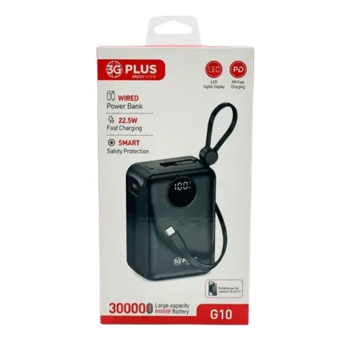 G10 3g Plus Power Bank 30000mah Ultra High Capacity 22 5w Fast Charge image 4