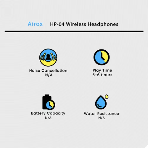 Airox Hp 04 Wireless Headphones image 3