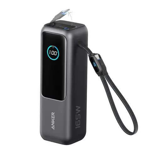 Anker Power Bank 25000 Mah 165w With Built In And Retractable Cables image 3