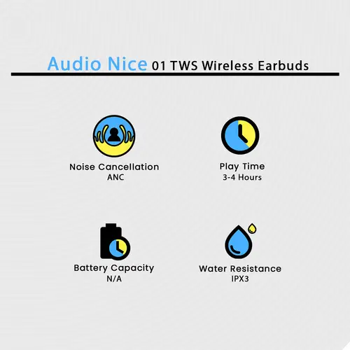 Audio Nice 01 Tws Wireless Earbuds image 3