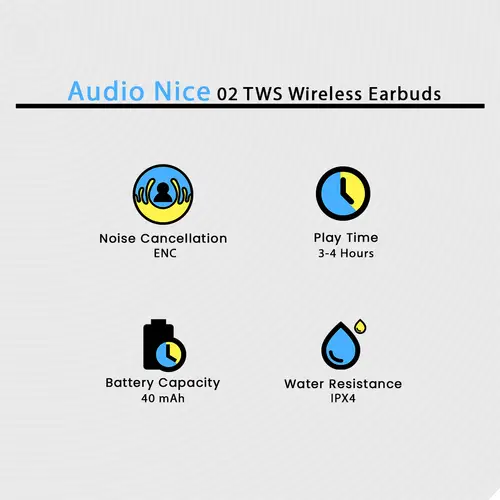 Audio Nice 02 Tws Wireless Earbuds image 3