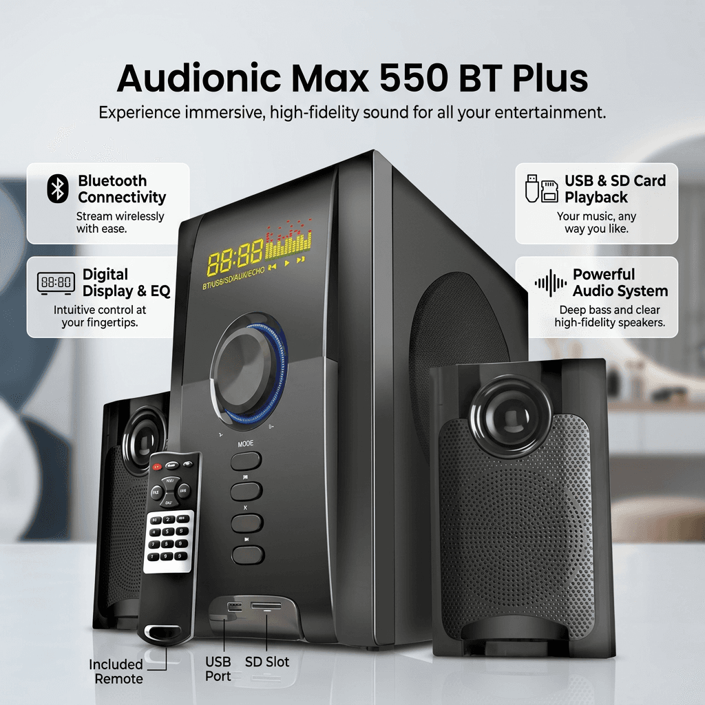 Audionic Max 550 BT Plus
