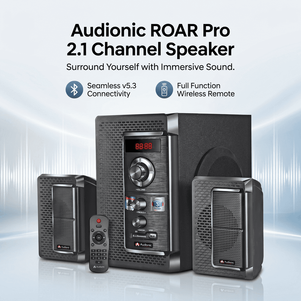 Audionic ROAR Pro 2.1 Channel Speaker