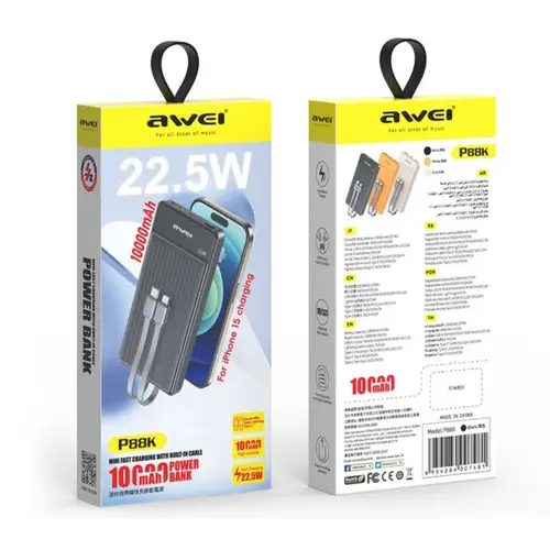 Awei P88k Power Bank 10000mah image 3