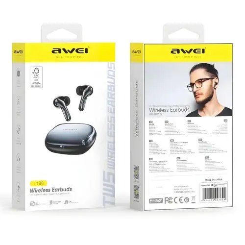 Awei T188 Enc Wireless Bluetooth Earbuds image 4