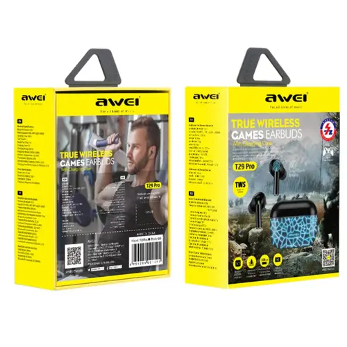 Awei T29 Pro Gaming Wireless Bluetooth Earbuds image 4