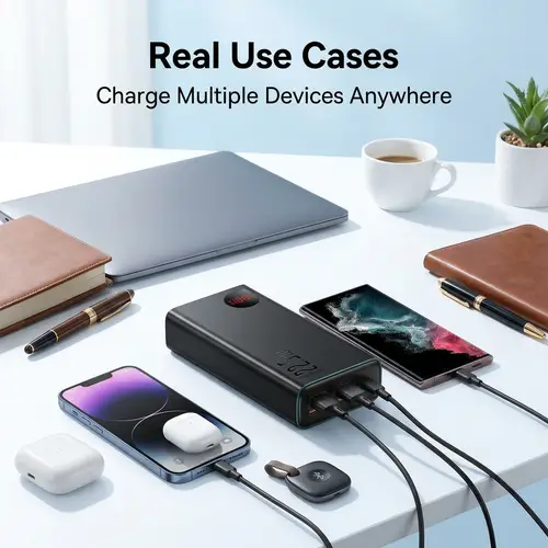 Baseus Adaman Digital Display Quick Charge Power Bank 20000mah image 4