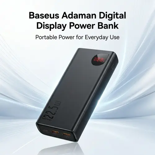 Baseus Adaman Digital Display Quick Charge Power Bank 20000mah image 2