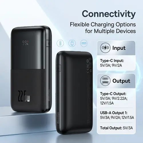 Baseus Bipow Pro 22 5w Power Bank 20000mah image 5