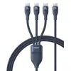 Baseus Flash Series 3 One-for-three Fast Charging Cable Type-C to C+C+C 100W