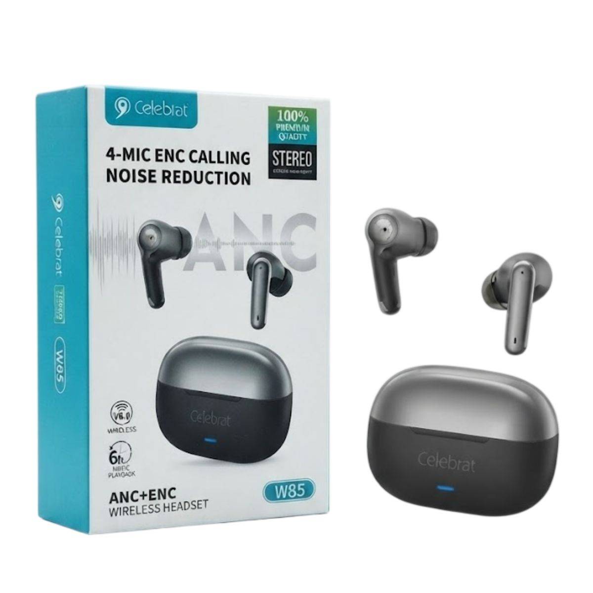 Celebrat W85 Wireless Stereo Earbuds