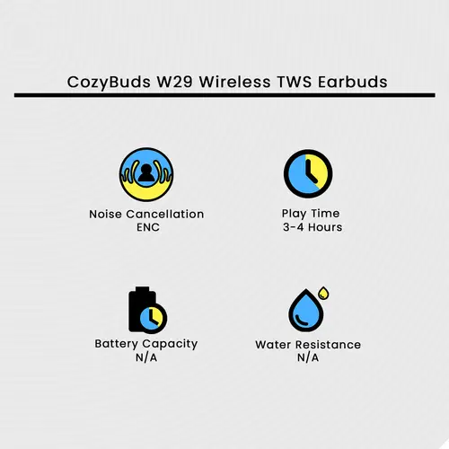 Cozybuds W29 Wireless Tws Earbuds image 3