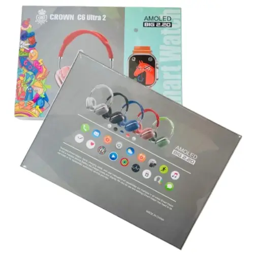 Crown C6 Ultra 2 Smart Watch With Headphone image 5