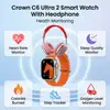 Crown C6 Ultra 2 Smart Watch With Headphone image 13