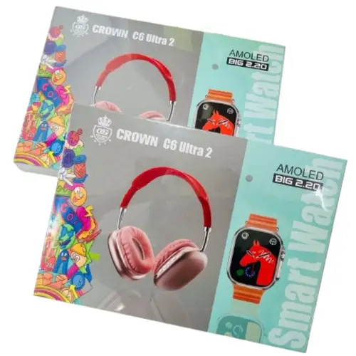 Crown C6 Ultra 2 Smart Watch With Headphone image 4