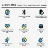Crown M60 Ultra 2 10 1 Smart Watch With Earbuds image 7