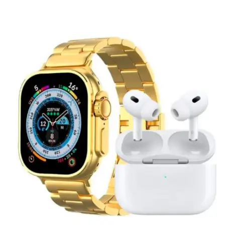 Crown M60 Ultra 2 10 1 Smart Watch With Earbuds image 4