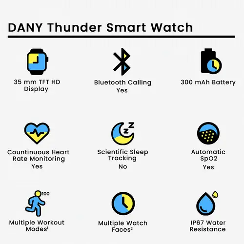 Dany Thunder Smart Watch image 3