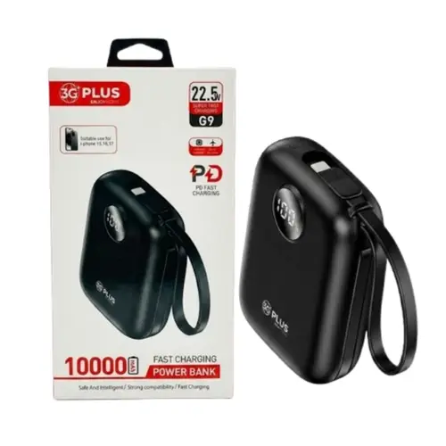 G9 3g Plus 10000mah Power Bank 22 5w Fast Charge With Built In Cables image 3