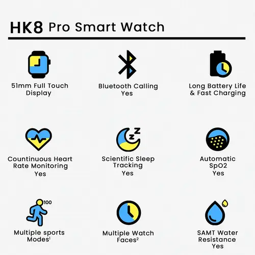 Hk8 Pro Smart Watch image 3