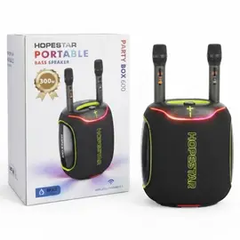 Hopestar Party Box 600 Wieless Bluetooth Speaker with Dual Mic