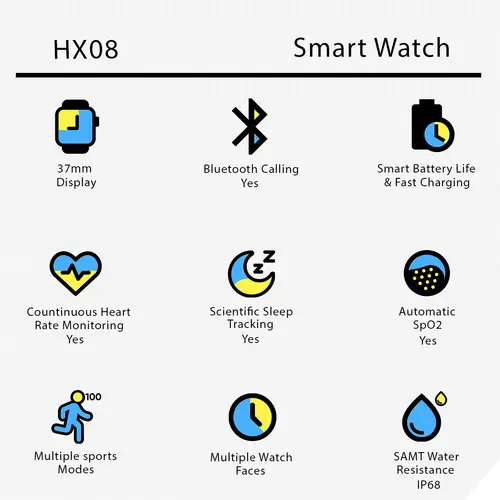 Hx08 Smart Watch image 3