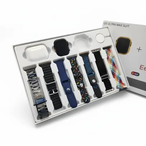I20 Ultra Smart Watch With Earbuds And 7 Straps image 4