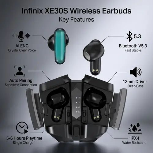 Infinix Xe30s Wireless Earbuds image 4