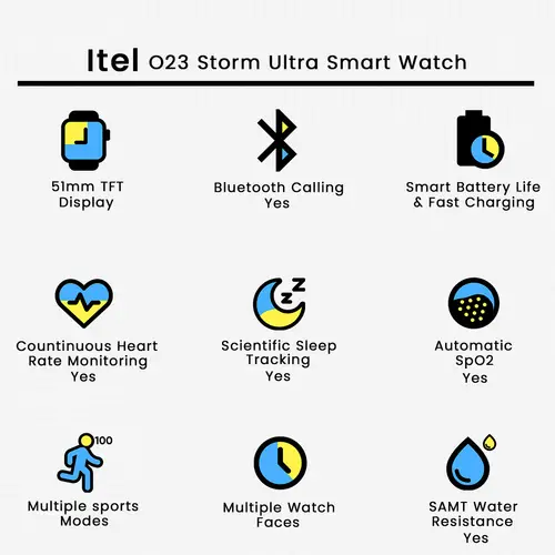 Itel O23 Storm Ultra Smart Watch image 3