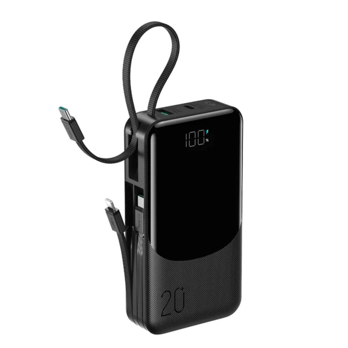 Joyroom JR-PC2 20000mAh 22.5W Power Bank with 3 Built-in Cables