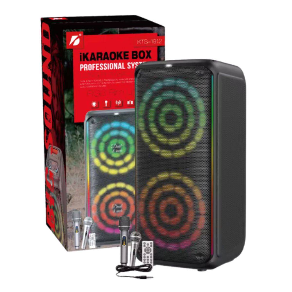 KTS-1912 Wireless Portable Bluetooth Speaker With 2 Mic