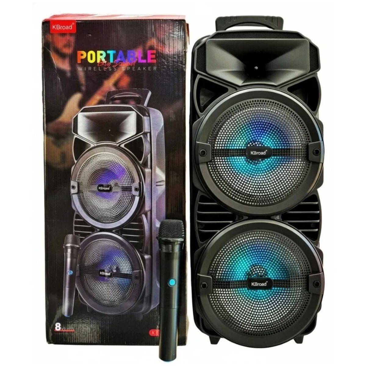 KTS-2411 Portable Wireless Bluetooth Speaker with Mic