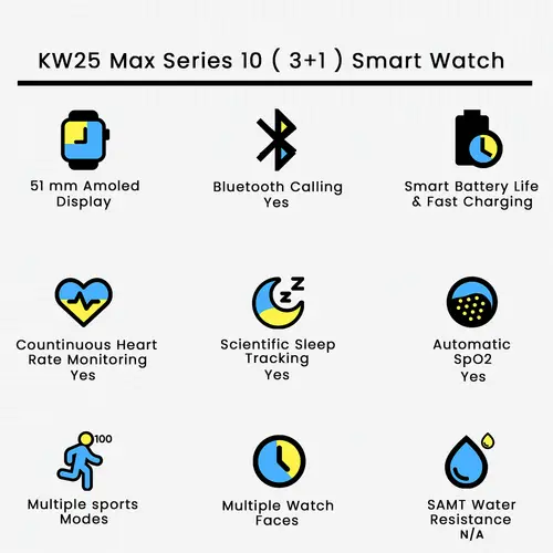 Kw25 Max Series 10 3 1 Smart Watch image 3