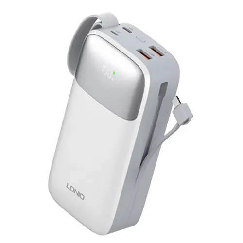 Ldnio 30000mah Power Bank With Built In Usb C And Lightning Cables Pq30 image 4