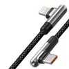 LITO L13 90° Elbow 60W Braided Metal Charging Cable