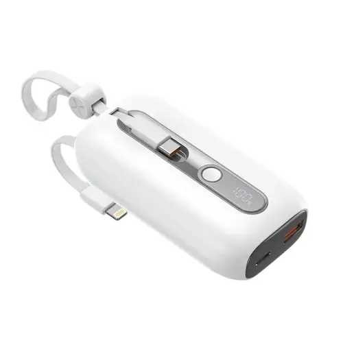 Lito Lp06 22 5w 10000mah Power Bank With Built In 2 Charging Cable image 3