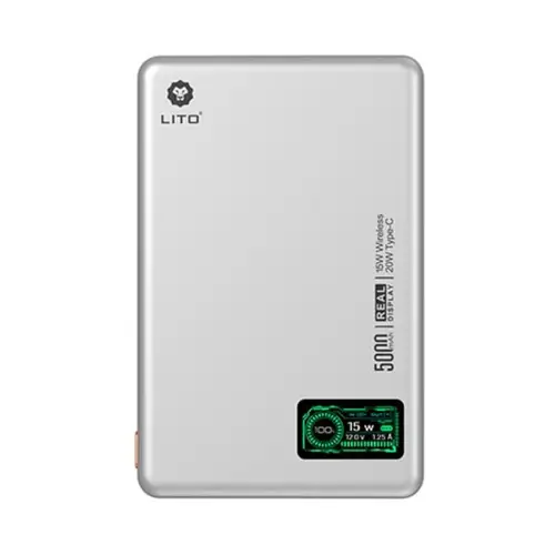 Lito Lp09 Thin Mini Portable Smart Charger Power Bank 10000 Mah image 2