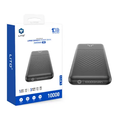 Lito Lp11 Fast Charging 10000mah Slim Power Bank image 4