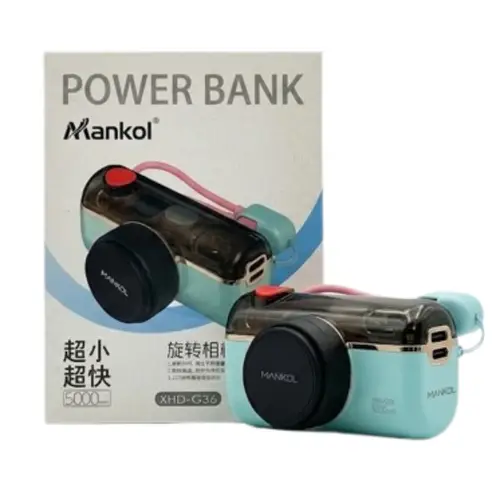 Mankol Xhd G36 5000mah Ultra Compact Camera Design Power Bank image 3