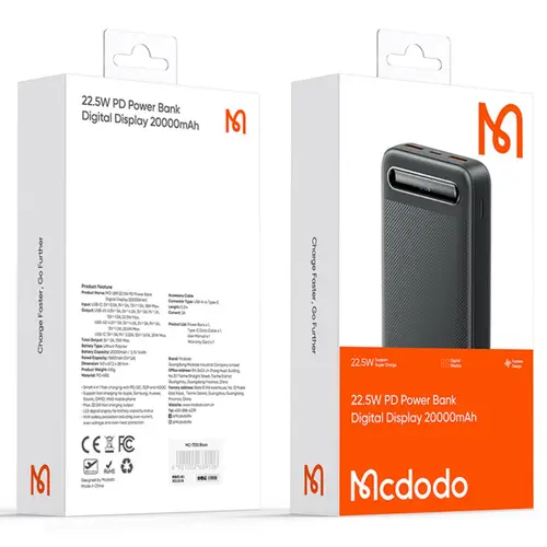 Mcdodo 22 5w 20000mah Power Bank Mc 3891 image 4