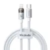 Mcdodo CA-694 PD Type-C to IPhone 36W Transparent Cable with Charging Light