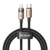 Mcdodo CA-694 PD Type-C to IPhone 36W Transparent Cable with Charging Light