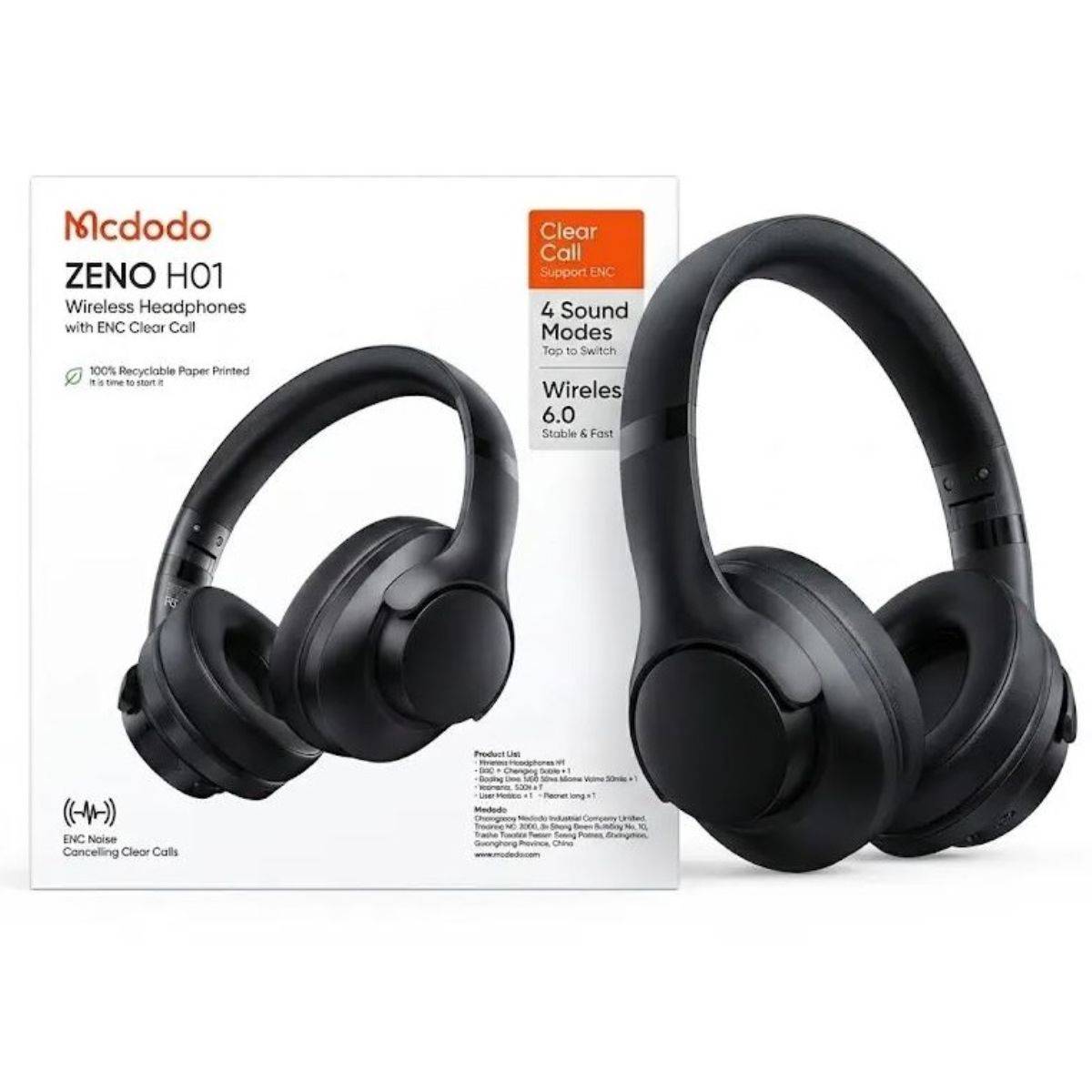 Mcdodo ZENO H01 Wireless Headphones
