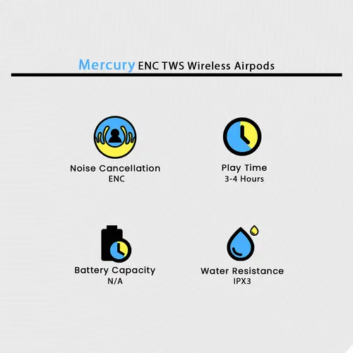 Mercury Enc Tws Wireless Airpods image 3