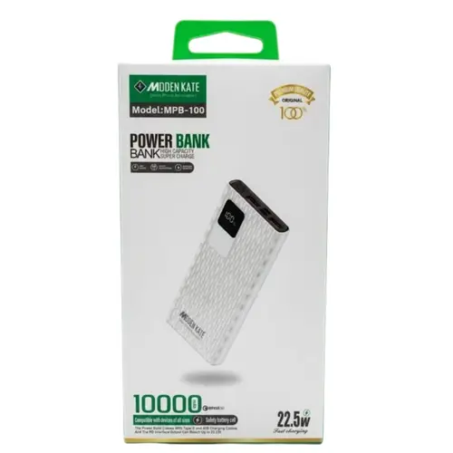 Moden Kate Mpb 100 20000 Mah 22 5w Fast Charging Power Bank image 4
