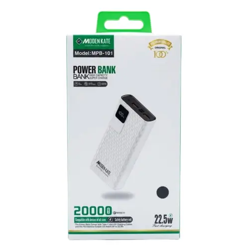 Moden Kate Mpb 101 20000 Mah 22 5w Fast Charging Power Bank image 4