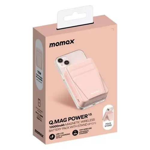 Momax Q Mag Power15 10000mah Magnetic Wireless Power Bank image 4