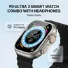 P9 Ultra 2 Smart Watch Combo With Headphones image 14
