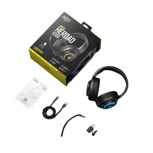 Qcy Heroad V200 Wireless Gaming Headset H4gm image 7