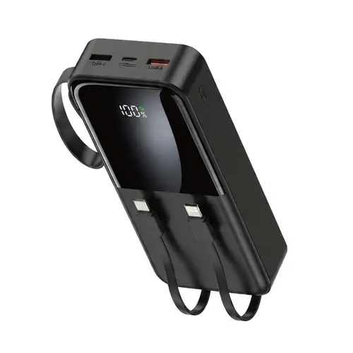 Qtech 146 30000 Mah Large Capacity Power Bank With Integrated Cables image 3
